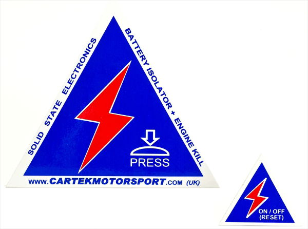 CK-SS-03 Battery Isolator Sticker Sheet